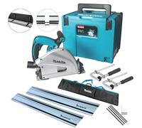 Makita SP6000J 240v Plunge Cut Circular Saw 165mm 2x1.5m BAP Guide Rails + Clamp