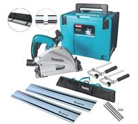 Makita Sp6000J 240V Plunge Cut Circular Saw 165mm 2X1.5M Bap Guide Rails + Clamp