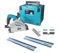 Makita Sp6000J 240V Plunge Cut Circular Saw 165mm Cased + 2X1.5M Bap Guide Rail
