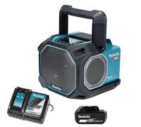Makita Speaker Mr014Gz 14.4V/18V/40V Max Lxt/xgt Cordless/ac Jobsite With Bluetooth, Aux & Usb With 1 X 3.0Ah Battery & Charger