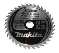 Makita SPECIALIZED Cordless Circular Saw Blade for Wood Cutting