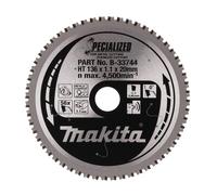 Makita B-33744 Specialized Circular Saw Blade for Metal 136mm x 56T