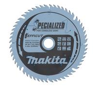 Makita B-57320 165mm X 20mm 56 Teeth Efficut Cordless Plunge Saw Blade Dsp600