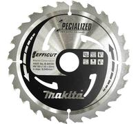 Makita SPECIALIZED Efficut Circular Saw Blade for Wood Cutting 190mm 24T 30mm