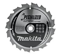 Makita SPECIALIZED Knot and Nail Cutting Saw Blade 185mm 16T 15.8mm