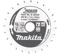 Makita SPECIALIZED Laminate Cutting Saw Blade 85mm 24T 15mm