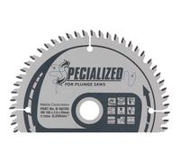 Makita B-56720 TCT Plunge Saw Blade - 165x20x60T (MDF, Laminate, Hi-ATB)