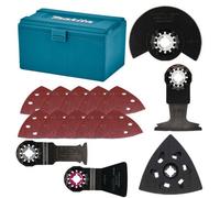 Makita Starlock Multi Tool 15 Piece Floor Set Plunge Segment Blade + Case Dtm52