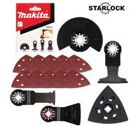 Makita Starlock Multi Tool 15 Piece Floor Set Plunge Segment Blade Dtm52 Dtm51
