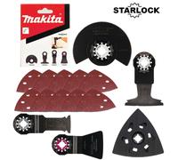 Makita Starlock Multi Tool 15 Piece Floor Set Plunge Segment Blade DTM52 DTM51