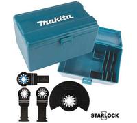 Makita Starlock Multi Tool 4 Piece Plunge Cut Segment Saw Blade 30 50 85mm +Box