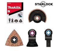 Makita Starlock Multi Tool 4 Piece Tile Set Plunge Segment Blade Dtm52 Dtm51