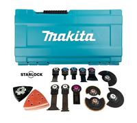 Makita Starlock Multi Tool 44 Piece Set Plunge Segment Blade Sanding Sheet DTM52