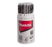 Makita Straight Shank Mixed Drill Bit Set 18 Piece Wood Metal Masonry P-23818