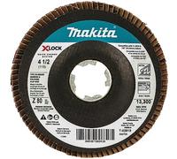Makita T-03919 X-LOCK 4-1/2" 80 Grit Type 29 Angled Grinding and Polishing Flap Disc for X-LOCK and All 7/8" Arbor Grinders