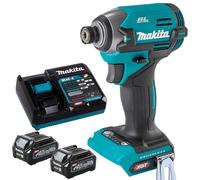 Makita TD003GZ 40V Brushless Impact Driver with 2 x 2.5Ah Battery & Charger