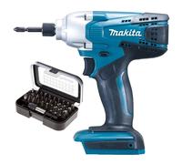 Makita TD127D 18v Lithium Ion G-Series Cordless Impact Driver + 30pc Drill Set