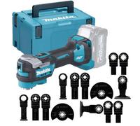 Makita Tm001Gz02 40V Xgt Brushless Starlock Multi Tool + 14Pc Plunge Blade Set