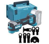Makita Tm001Gz02 40V Xgt Brushless Starlock Multi Tool + 7Pc Plunge Blade Set