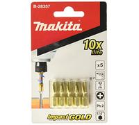 Makita Torsion Bit PH2 Pack of 5) - 25 28357