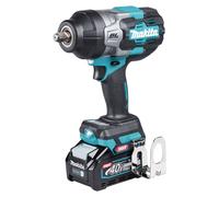 Makita TW002GZ01 40V Max Li-ion XGT Brushless Impact Wrench Supplied in a Makpac Case, Batteries and Charger Not Included