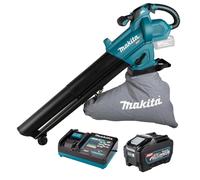Makita UB005GZ 40V Max XGT Brushless Blower Vacuum with 1x5.0Ah Battery Charger