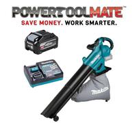 Makita UB005GZ 40V Max XGT Brushless Lightweight Leaf Blower Kit - 4.0ah Battery
