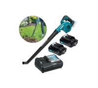 Makita UB101 12v CXT Cordless Garden Leaf Blower Long Fish Nozzle 2x 2Ah Battery