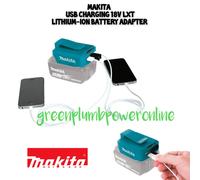 Makita DEBADP05 2 x USB Port Battery Charger for 14.4v 18v LXT Lithium Batteries