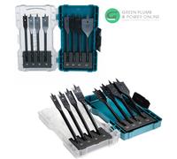 Makita E-08698 Flat Bit Set 12 - 32mm (8 Piece)