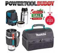 Makita Work Lunch Bag, Flask, and Thermos Kit - Tool Pouch System