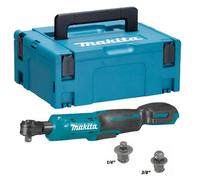 Makita Wr100Dz 12V Lxt Ratchet Wrench 1/4" Or 3/8" Square Drive Bare + Makpac
