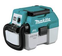 Makita XCV11Z 18V LXT Lithium-Ion Brushless Cordless 2 Gallon HEPA Filter Portable Wet/Dry Dust Extractor/Vacuum, Tool Only
