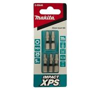 Makita XPS Impact Insert Bit, SQ3 x 25 mm Size (Pack of 5)