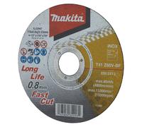 Makita Z60V Thin Stainless Steel Cutting Discs 115mm 0.8mm Pack of 1
