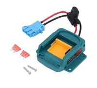 Makital 18V Battery Adapter, Remote Car RC Electric Toys Robots Battery Conversion Kit With Connector+Fuse, for Makita18V Bl1850 Bl1860 Bl1840 Bl1830 Bl1820 (Blue-Plug)