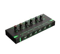 MAKIVI 6 Channels Mini Headphone Amplifier HA400 Ultra-Compact Stereo Audio Amplifier Earphone Amp for Music