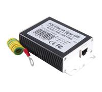 MAKIVI Single-Channel Gigabit POE POE Ethernet Signal SPD Network Surge Protector 1000Mbps SPD Preventer for CCTV IP Cameras