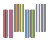 Makloee 8pcs Coloured Reading Highlight Strips for Dyslexia - Guided Reading Ruler with Coloured Overlays, Reading Trackers for Kids, Classroom Teaching Assistants & Home Learning