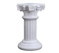 Makluce Roman Pillar Greek Column Resin Statue Figurine Base Resin Statue Greek Column Statue Pedestal Stand Birthday Party Wedding Table Sand Game Decor Supplies Great For Home Garden great, 15.5CM