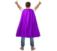 MAKLULU Adult Superhero Capes and Masks - Halloween Costumes Adult Cape Superhero Party Capes, Purple, 120CM-47.24"