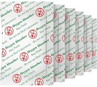 MakMeFre 100CC(100-Pack) Food Grade Oxygen Absorbers Packets for Home Made Jerky and Long Term Food Storage,With Oxygen Indicator In Vacuum Bag and 3 times Oxygen Absorption Capacity