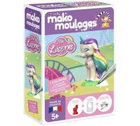 Mako moulages Ma Licorne Arc en Ciel 39108 - Creative Leisure Kit for Casting and Painting of 1 Unicorn - Made in France - Unit Case for Children from 5 Years