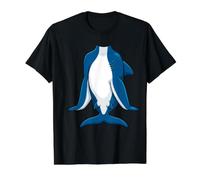 Mako Shark Costume Halloween Ocean Predator Design Value Graphic T-Shirt, Men, Black, S