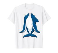 Mako Shark Costume Halloween Ocean Predator Design Value Graphic T-Shirt, Men, White, L