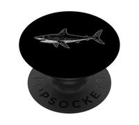 Mako Shark Illustration PopSockets Adhesive PopGrip