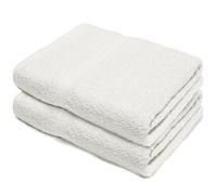 Makooz 2 Pc Bath Sheets Extra Large Towels Set - 500 GSM 100% Natural Ring Spun Egyptian Cotton - Absorbent, Quick Dry & Soft. Jumbo Luxury Bathroom Linen for Home Hotel and Spa - White 90X145 CM