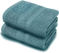 Makooz Premium Bathroom and Kitchen Hand Towels Pack of 2-500 GSM Combed Ring Spun 100% Egyptian Cotton - Quick Dry & Absorbent - Fast Drying & Soft Luxurious Bath Hand Towel Set -50x85cm Kingfisher