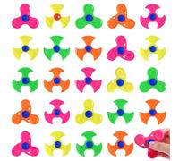 Makorobi 50 Pack Mini Fidget Spinner Toys Party Bag Fillers, Stress Relief Sensory Toys for Kids Teens Adults Autisms,Treasure Box Toy for Classroom Prizes Supplies