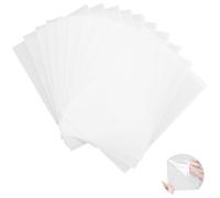 Makoto Nobu 10Pcs Interfacing for Sewing Iron On Adhesive Double-Sided Patches Square bondaweb, self-Adhesive, fusible Fleece, for Applique, Fabric, vilene Woven, for Backing Bag, Blanket, Cloth